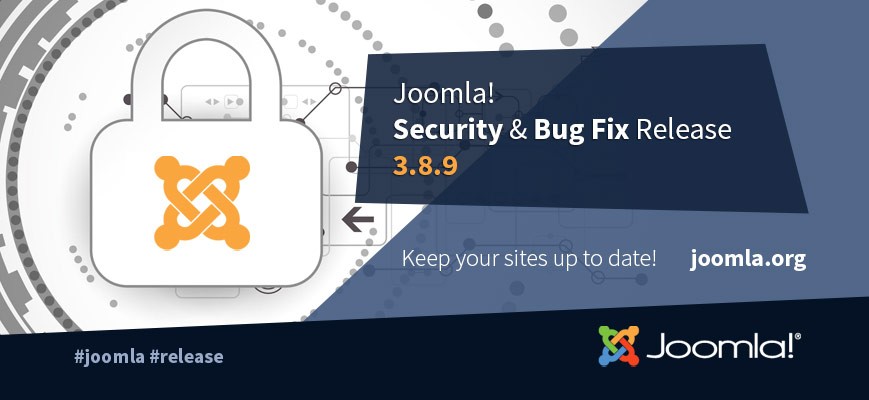Joomla 3.8.9 Sicherheitsupdate und Fehlerbehebungen